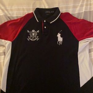 Polo short sleeve 2xl Navy,Red,White